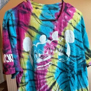Disney Tie-Dye Mickey Two face Neff T-Shirt Oversized